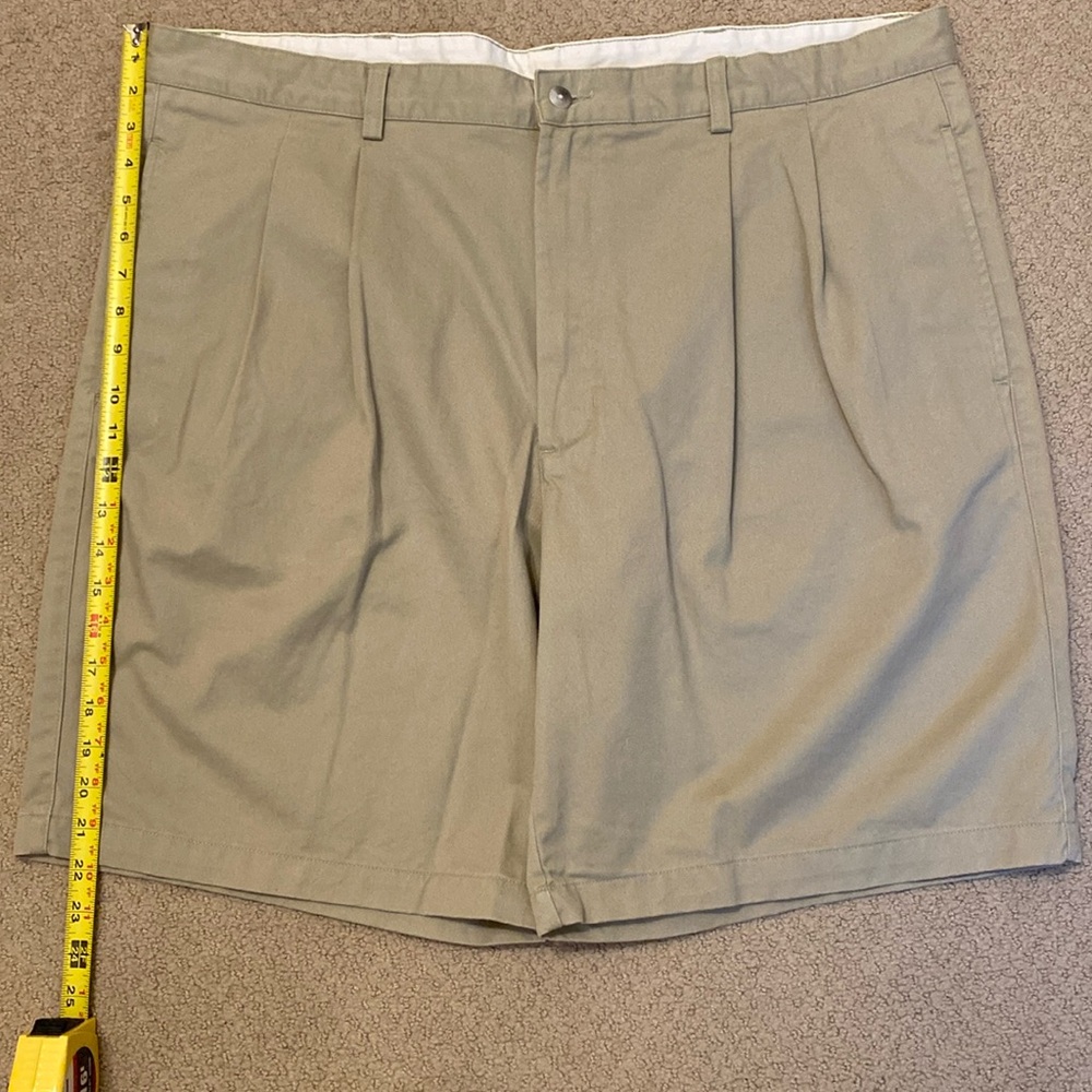 Men’s khaki shorts.